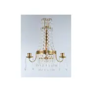 Vägglampa Empire Borstad Mässing 15cm