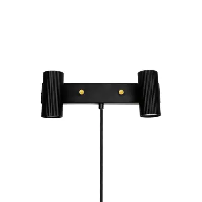 Vägglampa Hubble 2 Svart