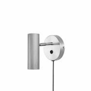Vägglampa Hubble Borstad Stål