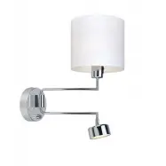 Vägglampa Markslöjd THELMA Krom/Vit