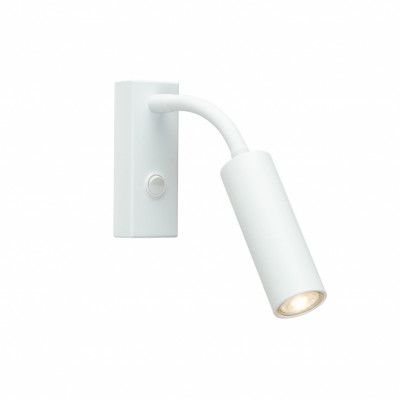 Pipeline vägglampa flex mattvit GU10 MR11