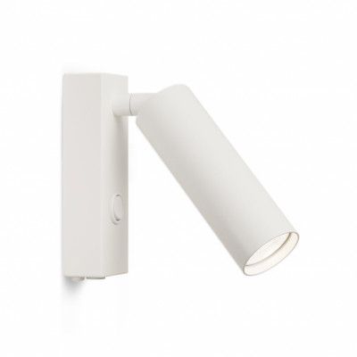 Pipeline vägglampa mattvit GU10 MR11