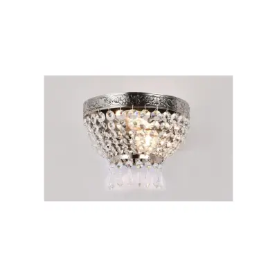 Vägglampa Queen Nickel 14cm