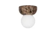 Vägglampa/Plafond Torrano 13 IP44 Brun