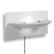 Vaggeryd vägglampa, vit 12cm