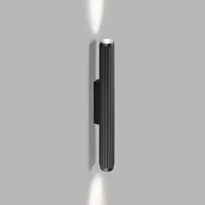 Velvet W1 Switch Tune LED-vägglampa, svart – LIGHT-POINT - Vardagsrum - Modern - Aluminium - Med en ljuskälla