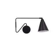 VENTURE DESIGN Amicola vägglampa - svart järn