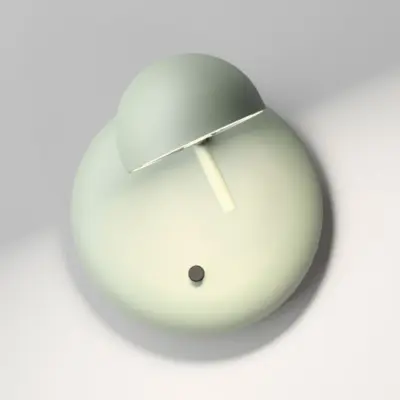 Vibia - Pin 1675 LED-vägglampa, 11 cm, grön