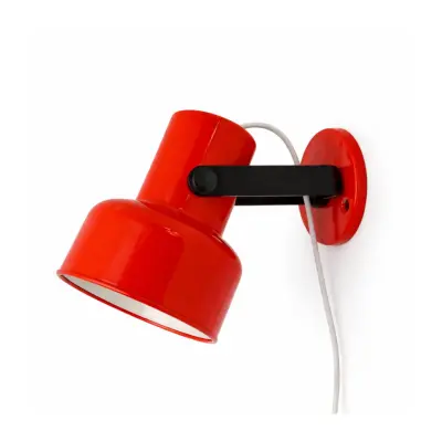 Vintage by Bright 1-2-3 Retro Vägglampa röd
