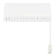 Vippa vägglampa, vit 20,5cm