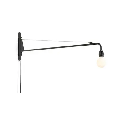 Vitra - Petite Potence Vägglampa Svart
