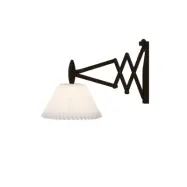 Wall lamp, SAX, black oak,incl. shade 2-17