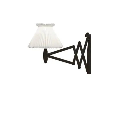 Wall lamp, SAX, black oak, incl shade 6-17 L: 60cm