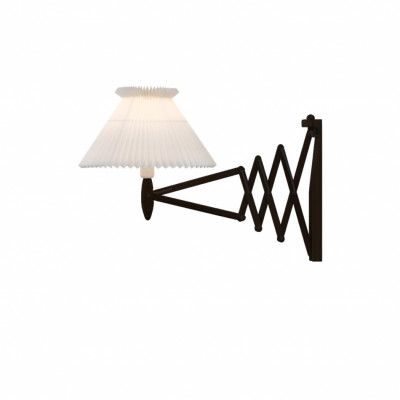Wall lamp, SAX, black oak, incl shade 6-21