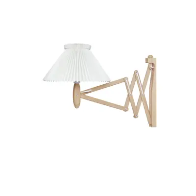 Wall lamp, SAX light oak, incl. shade 1-17, L:60cm