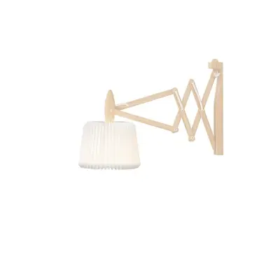 Wall lamp, SAX, light oak, incl. shade 120XS