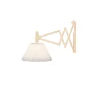 Wall lamp, SAX, light oak, incl. shade 2-17.