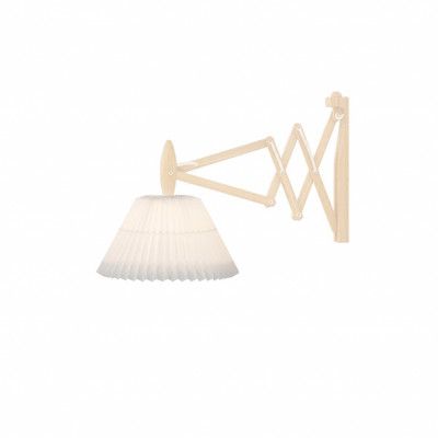Wall lamp, SAX, light oak, incl. shade 2-17.