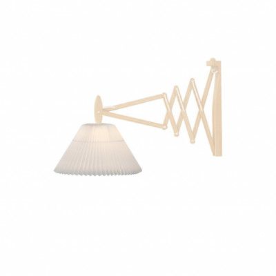 Wall lamp, SAX, light oak, incl. shade 2-21
