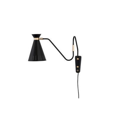 Warm Nordic - Cone Vägglampa Black Noir