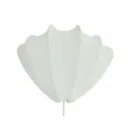 Watt&Veke - Anna vägglampa, bomull, vit, Ø 45 cm