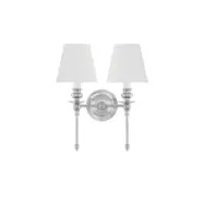 Wivallius vägglampa nickel