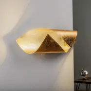 Wrenjo LED Vägglampa L45 Gold - Lindby - Vardagsrum - Modern - Metall