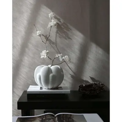 101 COPENHAGEN - Bloom Vas Petit Bone Vit