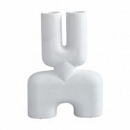 101 Copenhagen Cobra Double medio vas 47x34 cm Bone white