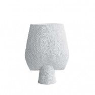 101 Copenhagen - Sphere Vase Square Shisen Big Bone White 101 Copenhagen