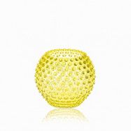 Anna Von Lipa Hobnail Globe vas 18 cm Citron