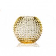 Anna Von Lipa Hobnail Globe vas 24 cm Citron