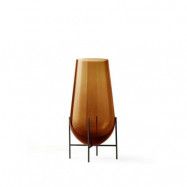 Audo Copenhagen - Echasse Vase S Amber/Bronzed Brass