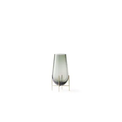 Audo Copenhagen - Echasse Vas Small Smoke/Brushed Brass
