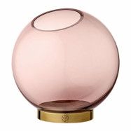 AYTM Globe vas medium rosa-guld