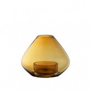 AYTM - Uno Lantern/Vase H11,5 Amber