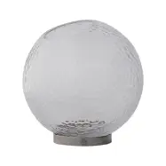AYTM - Vase Globe Bubbles, klar/silver, Ø 21 cm