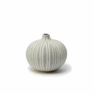 Bari Medium vas, Stone Stripe Light Grey Rough