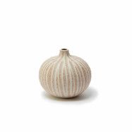 Bari Small vas, Stone Stripe Brown Medium Rough