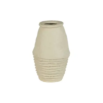 BEPUREHOME Collection dekorativ vas - naturlig papier mache