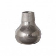 BEPUREHOME Metal L vas, rund - silver aluminium