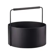 Blomus - Ashi Vedkorg L Svart Ek