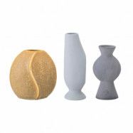 Bloomingville Bloomingville vas stengods 3-pack Multi
