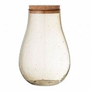 Bloomingville Casie förvaringsburk/vas med lock 26 cm