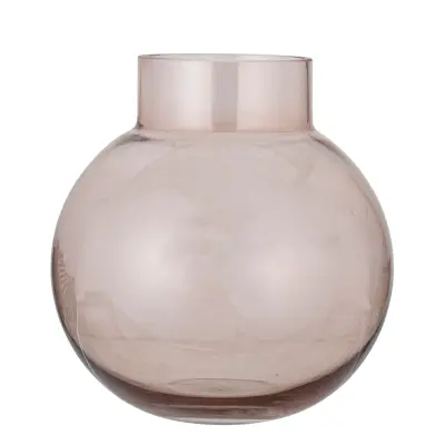 BLOOMINGVILLE Renato Vase, Rosa, Glas