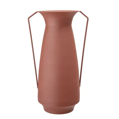 BLOOMINGVILLE Rikkegro Vase, Brun, Metal