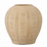 BLOOMINGVILLE Taym dekorativ vas, naturlig, terrakotta