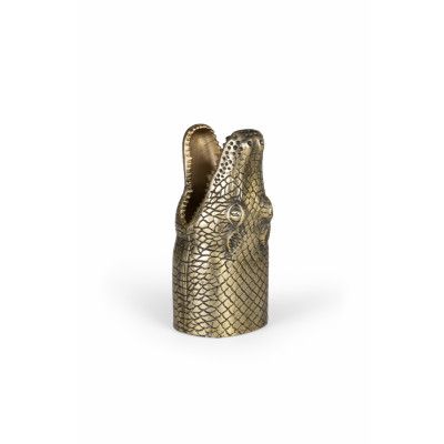 BOLD MONKEY See You Later Alligator vas - guld aluminium (H:35)