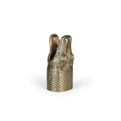 BOLD MONKEY See You Later Alligator vas - guld aluminium (H:35)