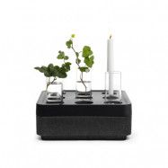 Born In Sweden Stumpastaken Small gåvoset svart, korkskål svart, 4-pack vaser, tändstickor